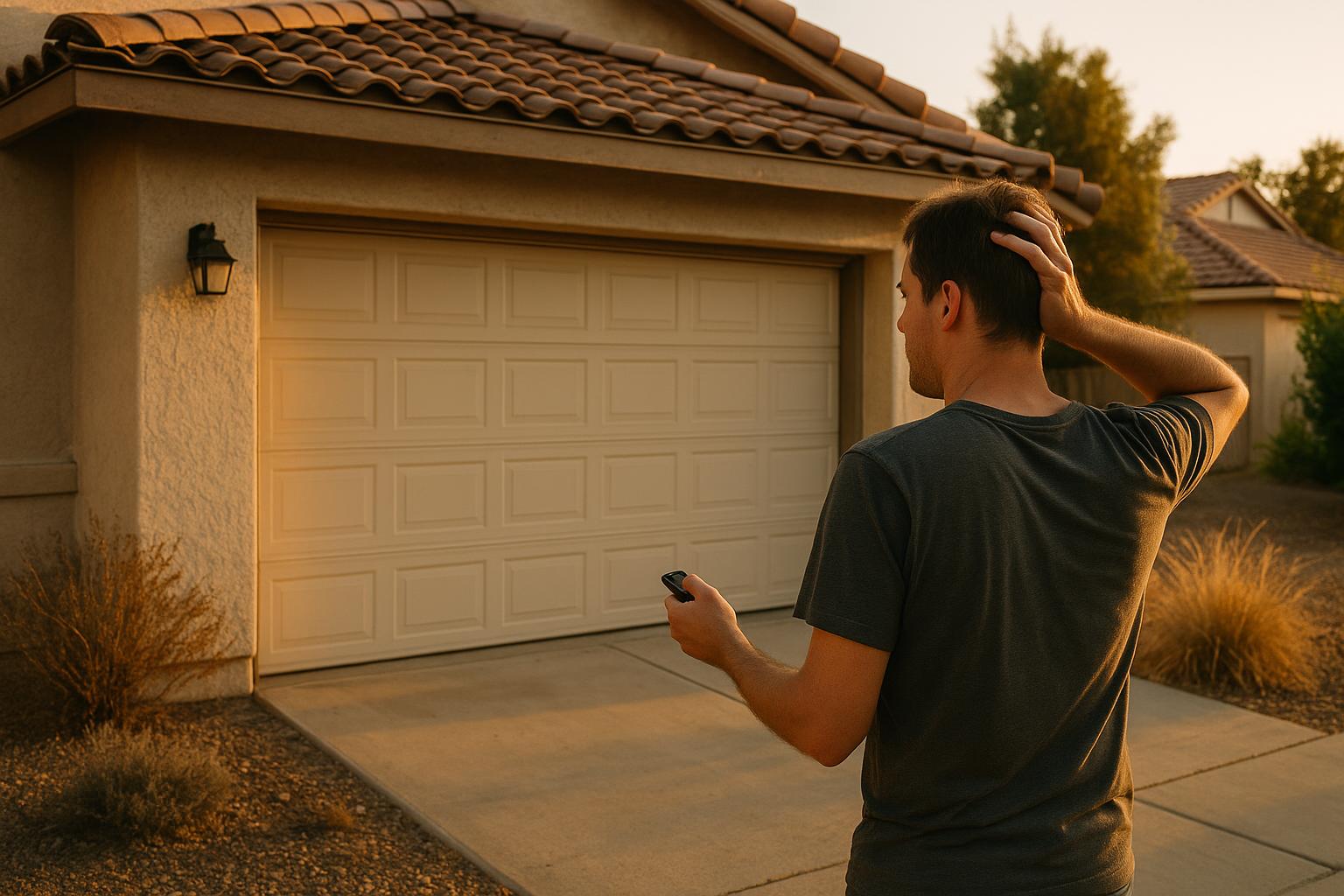 What to Do When Your Garage Door Won't Open in the Morning